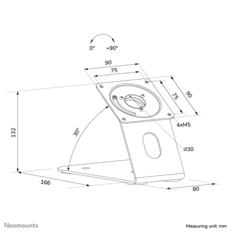 Tabletin kuori Neomounts DS15-629BL1 Musta